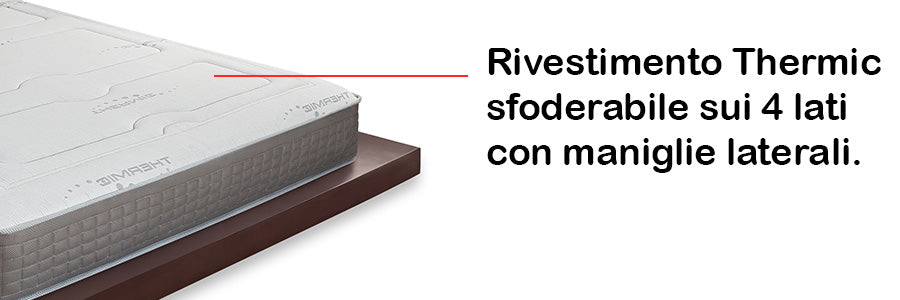 Materasso super micro 800/1200/1600 molle insacchettate indipendenti